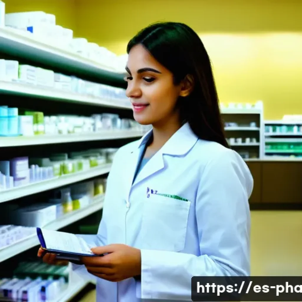 약사 경력별 연봉 평균 - **Prompt:** A young, enthusiastic pharmacist, in their early to mid-twenties, with a bright and hope...